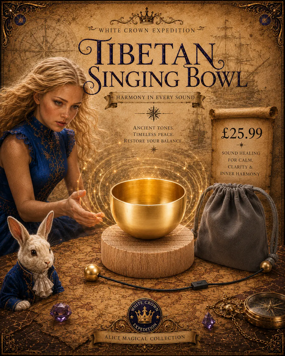 Mini Tibetan Singing Bowl