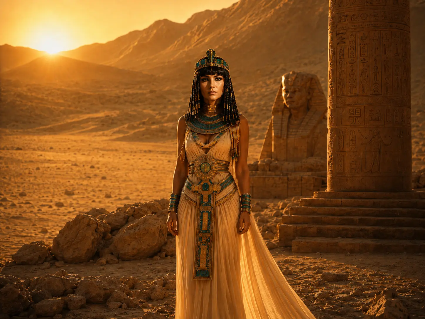 Golden Hour in the Valley of Kings