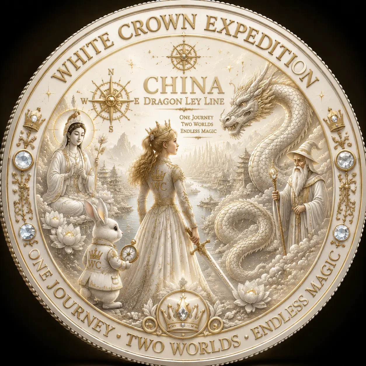 China Dragon Ley Line — White Crown Edition