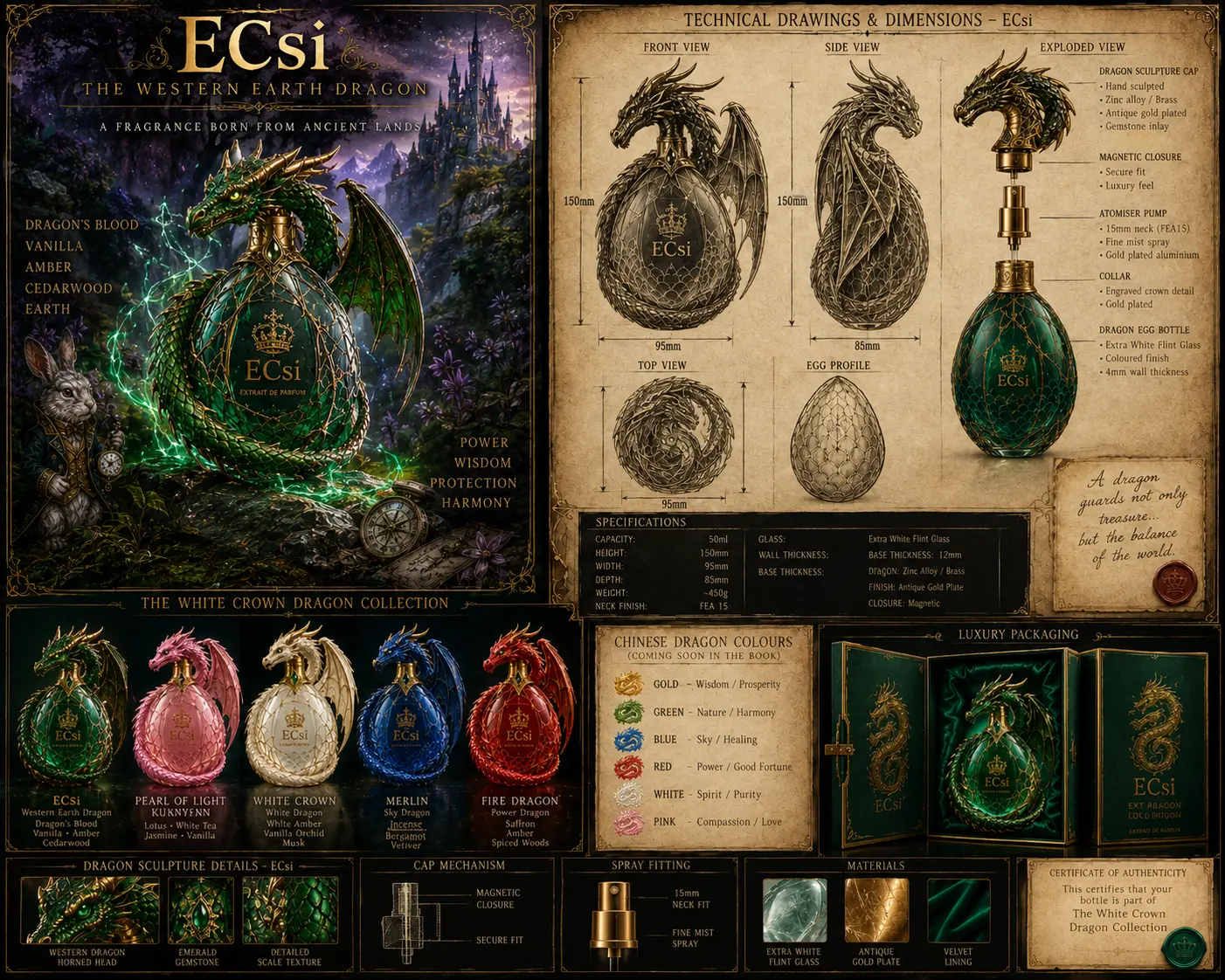 ECsi Dragon Egg Bottle — Collector's Specification Print