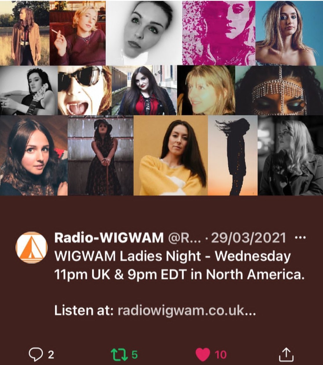 Radio WIGWAM — Ladies Night