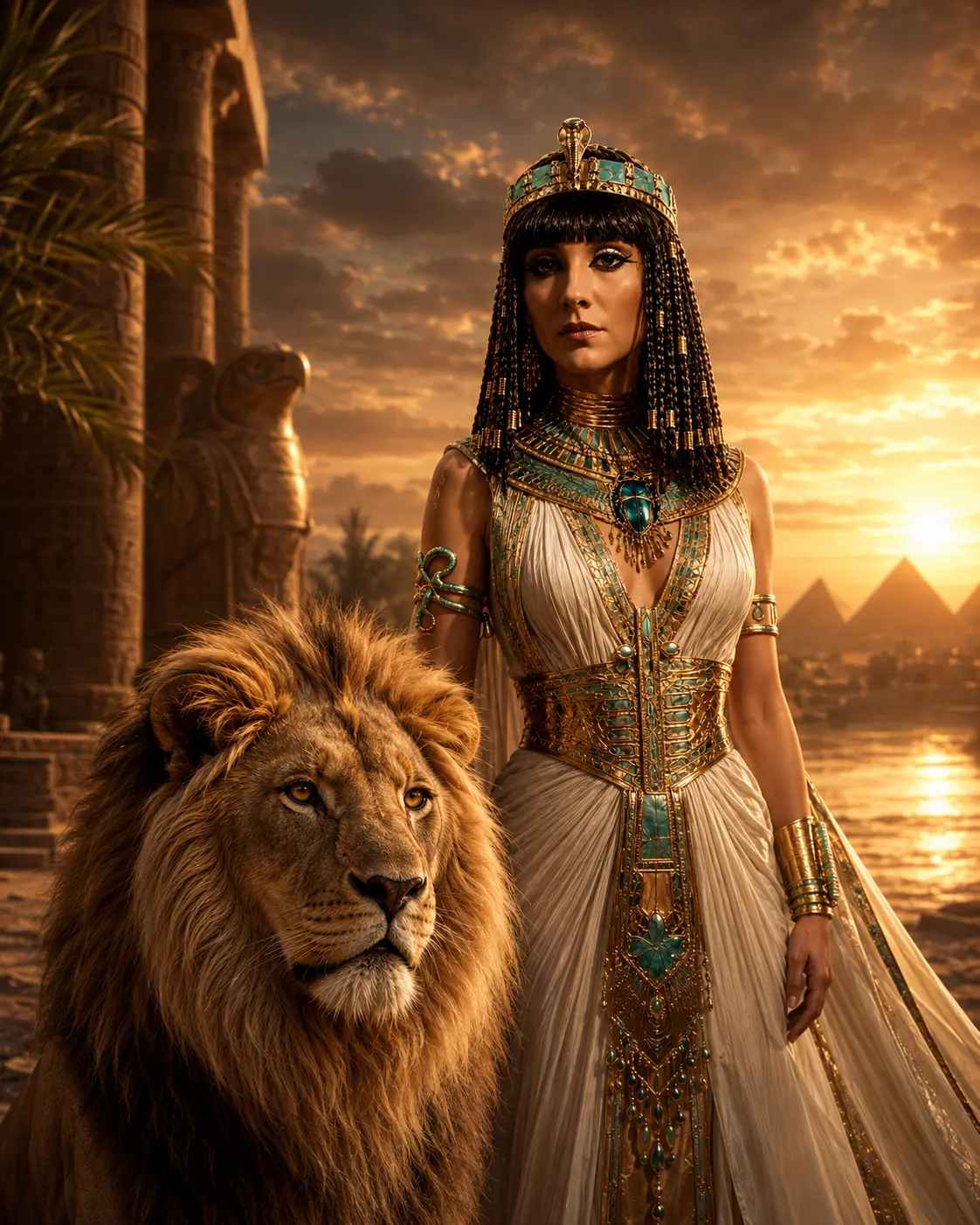 Queen of the Nile & The Lion
