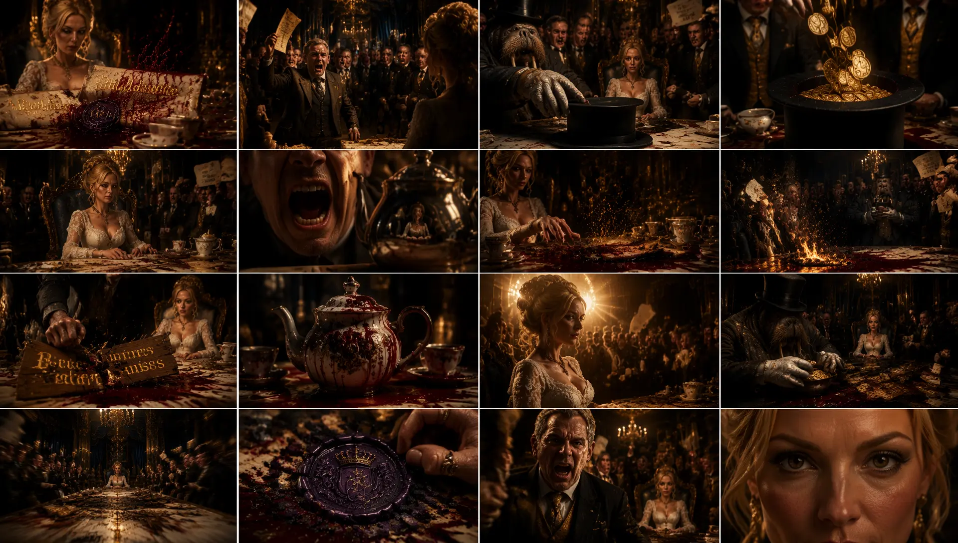 The Auction — Storyboard