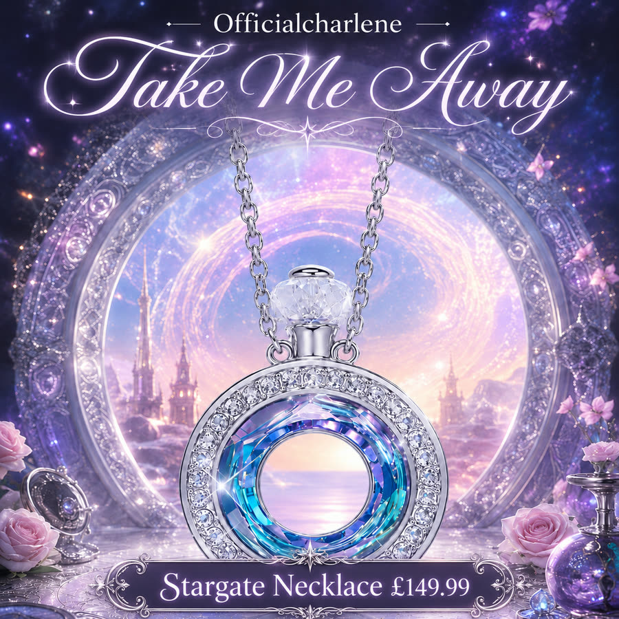 Take Me Away Stargate Necklace — Silver
